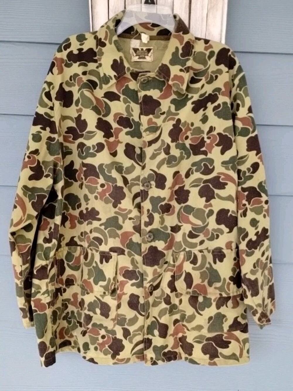 American Sportsman Vintage 70s Camo Jacket w/Pockets - XL - Very Cool